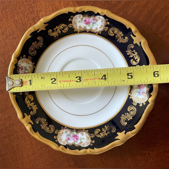 Reichenbach 8159k Echt Kobalt Trio, Floral and Gold Porcelain - Picture 7 of 9